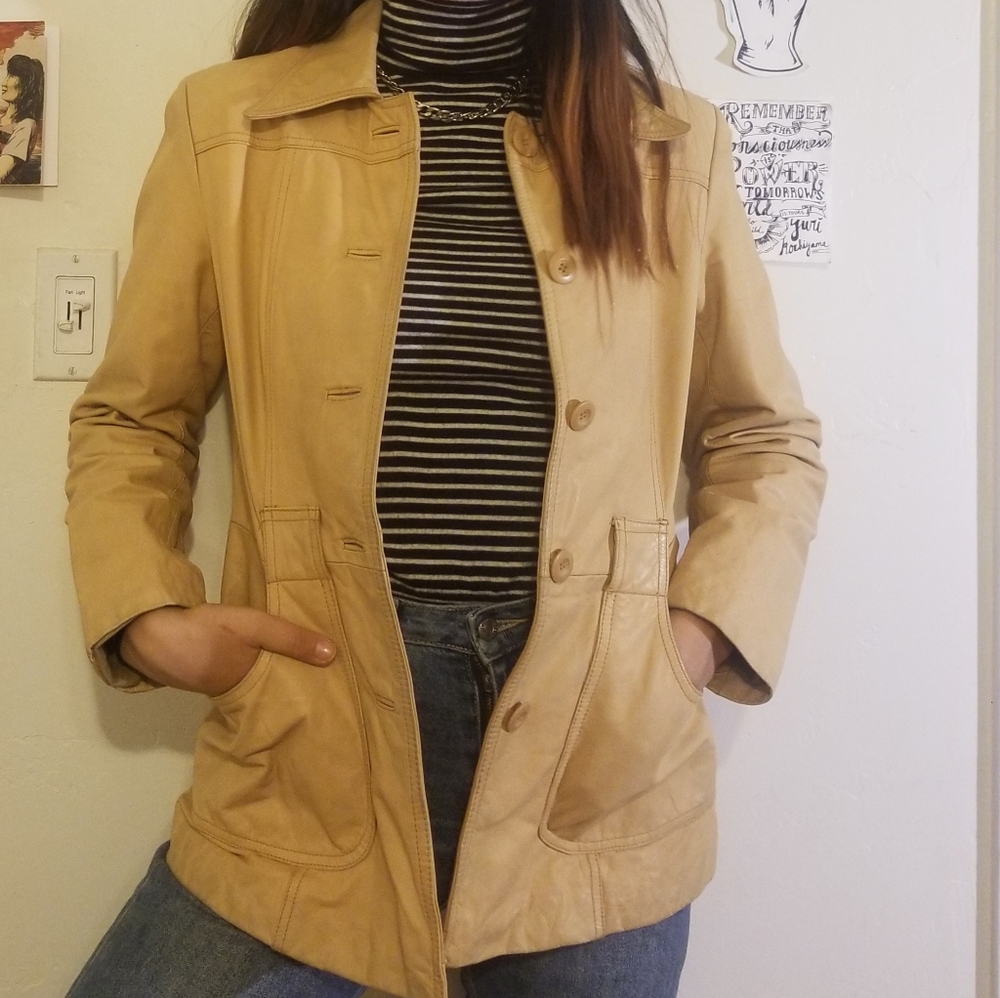 Vtg 80s/90s Maxima Wilson's Leather Jacket - Sz M - Picture 1 of 11